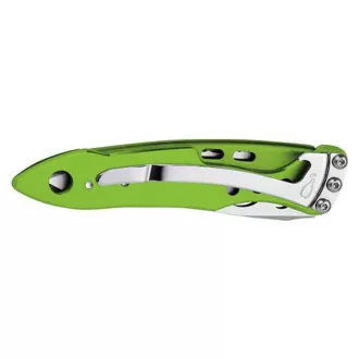 Leatherman SKELETOOL KBx kés, ezüst/zöld