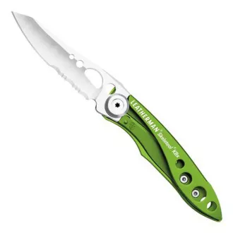 Leatherman SKELETOOL KBx kés, ezüst/zöld
