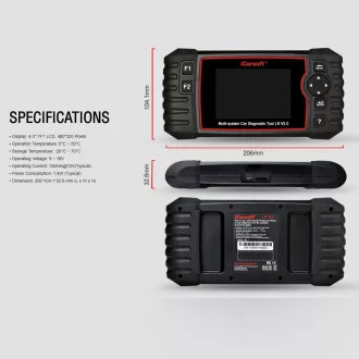 Diagnosztika iCarsoft LR V2.0 a LandRover / Jaguar számára