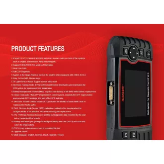 Diagnosztika iCarsoft LR V2.0 a LandRover / Jaguar számára