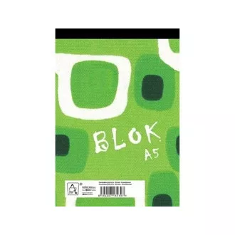 Blokk A5 négyzet 50 lap 15055 varrott öko