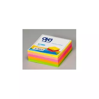 Tömbkocka 9x9cm ragasztott neon színű 400 lap