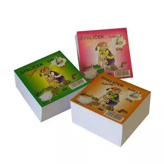 Tömbkocka 9x9x4,5cm fehérre ragasztott Tömbkocka 9x9x4,5cm fehérre ragasztott