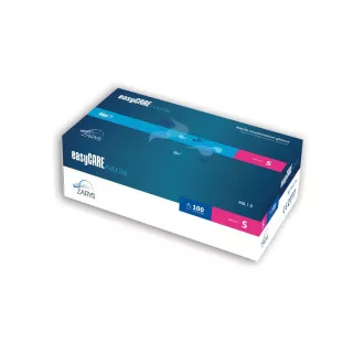 Nitril kesztyű. nepudr. easyCARE méretű XS kék 100db