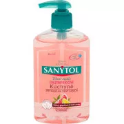 Folyékony szappan Sanytol fertőtlenítő konyhai szappan lime és grapefruit 250ml