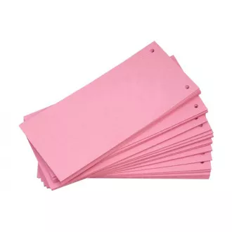 Elválasztó 10,5x24cm Klasszikus rózsaszín 100db