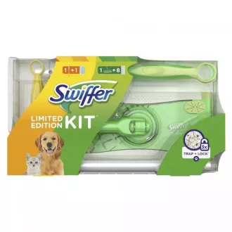 Swiffer Sweeper 2 az 1-ben felmosó készlet + 8 csere és kis fogantyú + porszívó