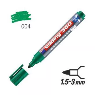 Edding 360 marker fehér táblán zöld kerek hegy 1,5-3mm