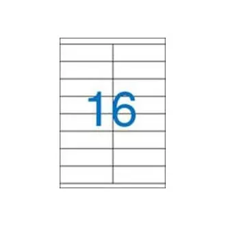 Címkék 105x35mm 2 soros 16 címke laponként 100 lap Victoria