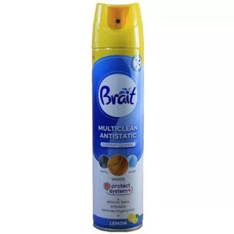 Bútorápoló Brait Multiclean antisztatikus citrom 300ml Bútorápoló Brait Multiclean antisztatikus citrom 300ml
