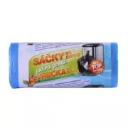 HDPE hulladékzsákok 60x70cm 60L kék 30db extra erős tekercsben