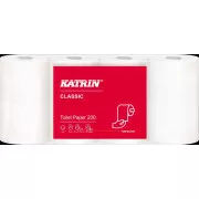 WC papír Katrin 2vrs fehér 23,4m 200tears 8db / csak csomagonként eladó