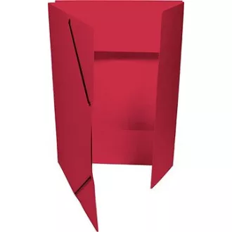 Mappa 253 A4, 3 patentos, piros gumírozott mappával Mappa 253 A4, 3 patentos, piros gumírozott mappával