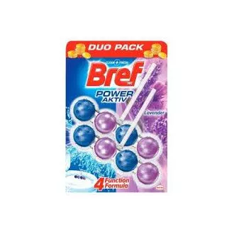 Bref Power Aktiv WC függönygolyók levendula 2x50g