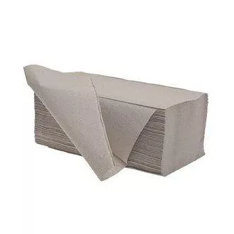 Törölközők pap. Z-Z 1vrs. szürke újrahasznosított 25x23cm 250db