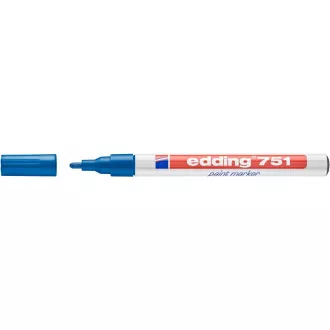 Marker Edding 751 lakk kék hengerhegy 1-2mm Marker Edding 751 lakk kék hengerhegy 1-2mm