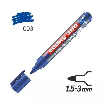 Edding 360 marker fehér táblán kék kerek hegy 1,5-3mm