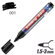 Edding 360 marker fehér táblán fekete kerek hegy 1,5-3mm