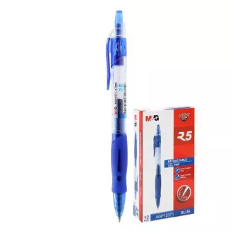 Gél toll MG AGP 12371 0,7mm kék cső átlátszó