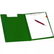 Írótömb A4 dupla táblával, klipszes zöld