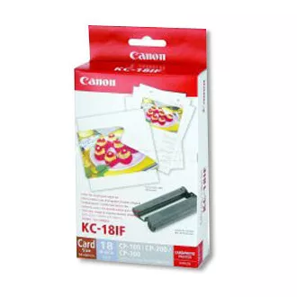 Canon KC18IF 54x86 18db termikus szublimációs nyomtató matrica Canon KC18IF 54x86 18db termikus szublimációs nyomtató matrica