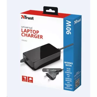 TRUST univerzális hálózati adapter Primo 90W-19V laptop töltőhöz