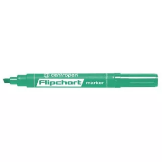 Marker Centropen 8560 flipcharthoz, zöld ékvég 1-4,6 mm Marker Centropen 8560 flipcharthoz, zöld ékvég 1-4,6 mm