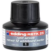 Edding BTK25 fekete tinta 25 ml tábla jelölőkhöz