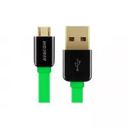 AVACOM MIC-40G USB kábel - Micro USB, 40cm, zöld