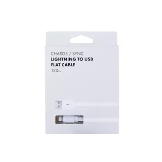 AVACOM LIG-120W USB kábel - Lightning, 120cm, fehér