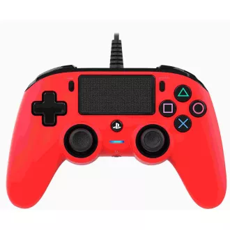 Nacon Wired Compact Controller - vezérlő PlayStation 4-hez - piros Nacon Wired Compact Controller - vezérlő PlayStation 4-hez - piros