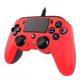 Nacon Wired Compact Controller - vezérlő PlayStation 4-hez - piros Nacon Wired Compact Controller - vezérlő PlayStation 4-hez - piros