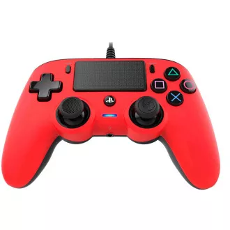 Nacon Wired Compact Controller - vezérlő PlayStation 4-hez - piros Nacon Wired Compact Controller - vezérlő PlayStation 4-hez - piros