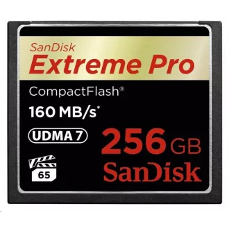 SanDisk Compact Flash 256 GB Extreme Pro (160 MB / s) VPG 65, UDMA 7