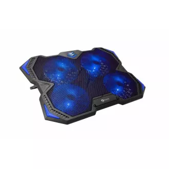 C-TECH hűtőbetét NTB Zefyros alatt (GCP-01B), alkalmi játék, 17, 3", kék háttérvilágítás, sebességszabályzó C-TECH hűtőbetét NTB Zefyros alatt (GCP-01B), alkalmi játék, 17, 3", kék háttérvilágítás, sebességszabályzó