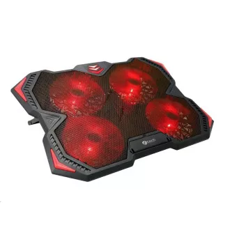 C-TECH hűtőbetét NTB Zefyros alatt (GCP-01R), alkalmi játék, 17, 3", piros háttérvilágítás, sebességszabályzó