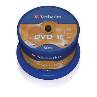 VERBATIM DVD-R (50 csomagos) orsó / Általános kiskereskedelmi / 16x / 4,7 GB