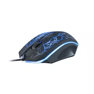 C-TECH játék egér Tychon (GM-03P), alkalmi játék, játék, 7 szín háttérvilágítás, 3200 DPI, USB