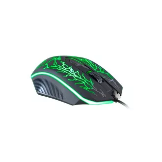 C-TECH játék egér Tychon (GM-03P), alkalmi játék, játék, 7 szín háttérvilágítás, 3200 DPI, USB