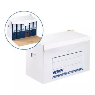 Archiváló konténer 500x330x300mm 6 db irattartóhoz 80mm EMBA