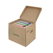 UB2 tárolódoboz 330x300x295mm EMBA barna színben