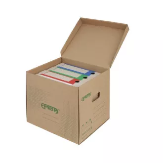 UB2 tárolódoboz 330x300x295mm EMBA barna színben