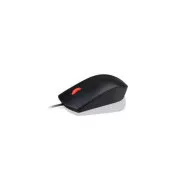 LENOVO vezetékes egér Essential USB Mouse - 1600dpi, optikai, USB, 3 gomb, fekete