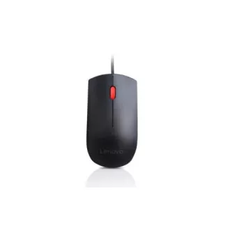 LENOVO vezetékes egér Essential USB Mouse - 1600dpi, optikai, USB, 3 gomb, fekete