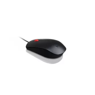 LENOVO vezetékes egér Essential USB Mouse - 1600dpi, optikai, USB, 3 gomb, fekete