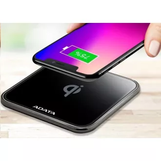 ADATA Töltőpad CW0100, vezeték nélküli, fekete / töltőpad, vezeték nélküli, fekete