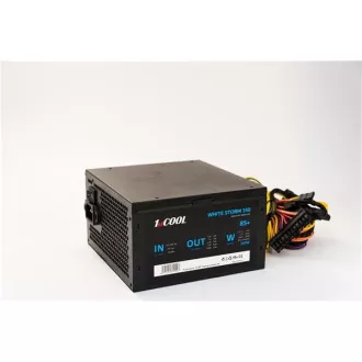 1stCOOL tápegység ATX 350W WHITE STORM 350, APFC, 85