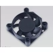 AKASA ventilátor 4cm-es fekete ventilátor, 40x40x10mm, csapágyazott, 24.87 dBA, 3 tűs, 3 tűs