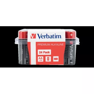 VERBATIM alkáli elem AA 24 csomag / LR6 VERBATIM alkáli elem AA 24 csomag / LR6