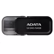 ADATA Flash Disk 64 GB UV240, USB 2.0 Dash Drive, fekete